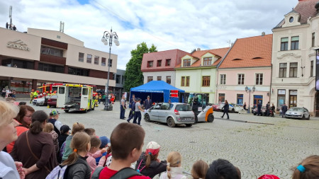 Ukázka zásahu hasičů Rokycany